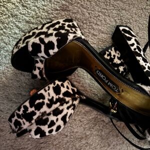 Tom Ford Cow Print Women's Shoes